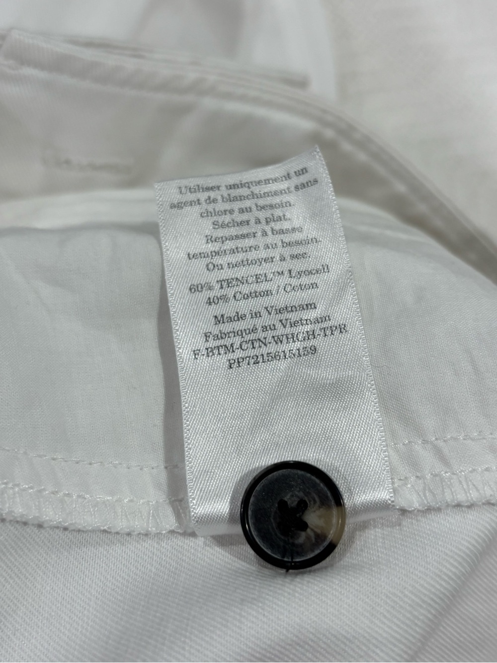Everlane White Cropped Pleated Trousers - Picture 10 of 11
